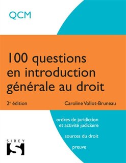 Couverture_100 questions en introduction générale au droit