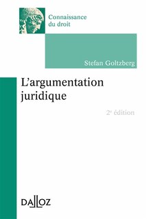 Front cover_L' argumentation juridique