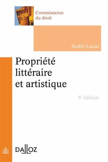 Couverture_Propriété littéraire et artistique