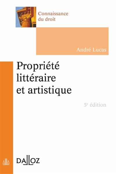 Couverture_Propriété littéraire et artistique