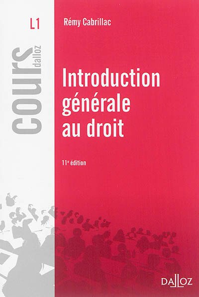 Couverture_Introduction générale au droit
