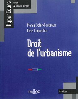 Couverture_Droit de l'urbanisme