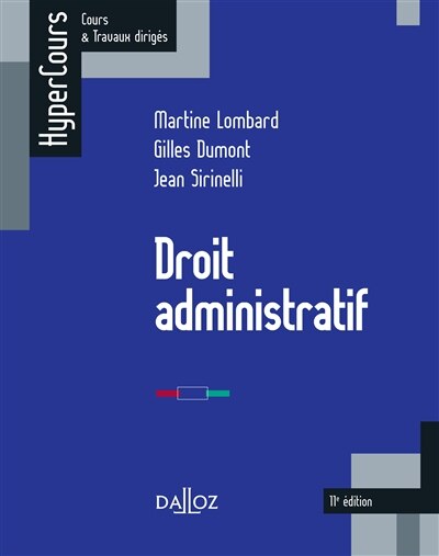 Front cover_Droit administratif