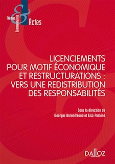 Couverture_Licenciements pour motif économique et restructurations