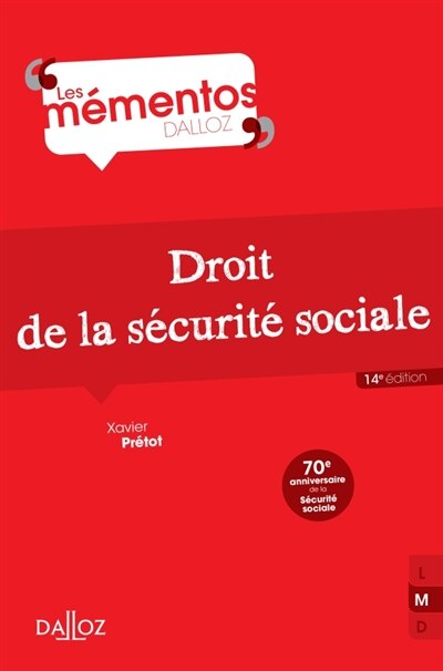 Front cover_Droit de la sécurité sociale