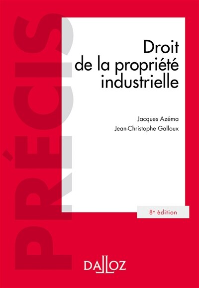 Front cover_Droit de la propriété industrielle