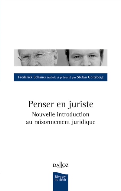 Couverture_Penser en juriste : nouvelle introduction au raisonnement juridique