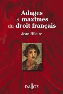 Front cover_Adages et maximes du droit français