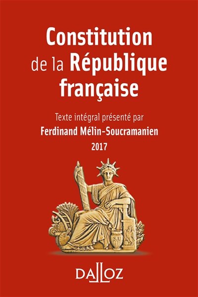 Front cover_Constitution de la République française