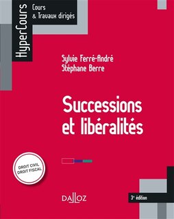 Couverture_Successions et libéralités