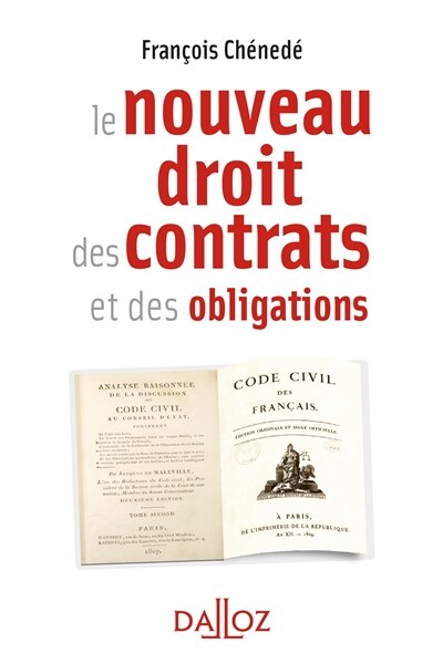 Front cover_Le nouveau droit des contrats et des obligations