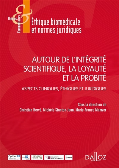 Front cover_Autour de l'intégrité scientifique, la loyauté et la probité