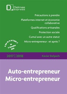 Front cover_Auto-entrepreneur, micro-entrepreneur : 2017-2018