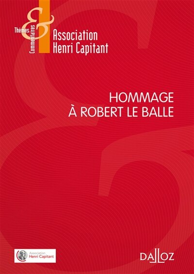 Front cover_Hommage à Robert Le Balle