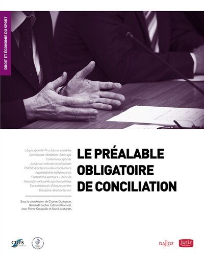 Couverture_Le préalable obligatoire de conciliation