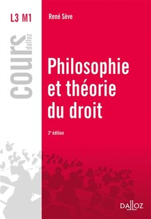 Front cover_Philosophie et théorie du droit