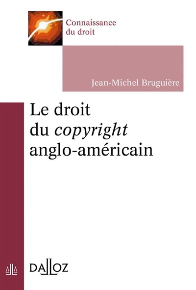 Front cover_Le droit du copyright anglo-am&eacute;ricain