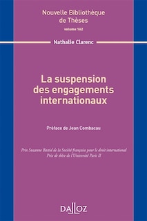 Front cover_La suspension des engagements internationaux
