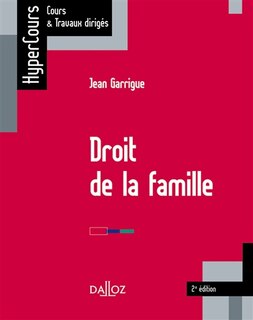 Couverture_Droit de la famille
