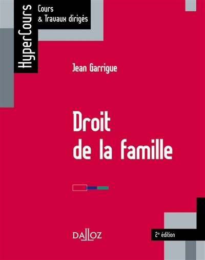 Couverture_Droit de la famille