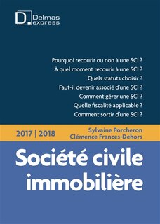 Couverture_Société civile immobilière 2017-2018