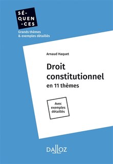 Couverture_Droit constitutionnel en 11 th&egrave;mes