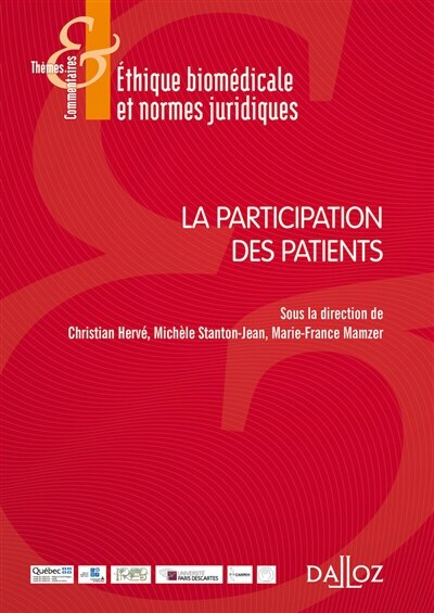 Front cover_La participation des patients