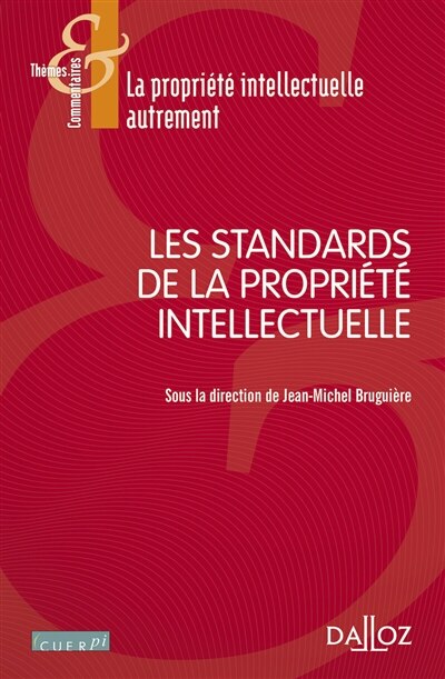 Front cover_Les standards de la propriété intellectuelle
