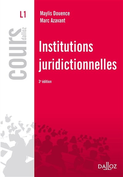 Couverture_Institutions juridictionnelles