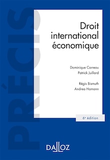 Front cover_Droit international économique