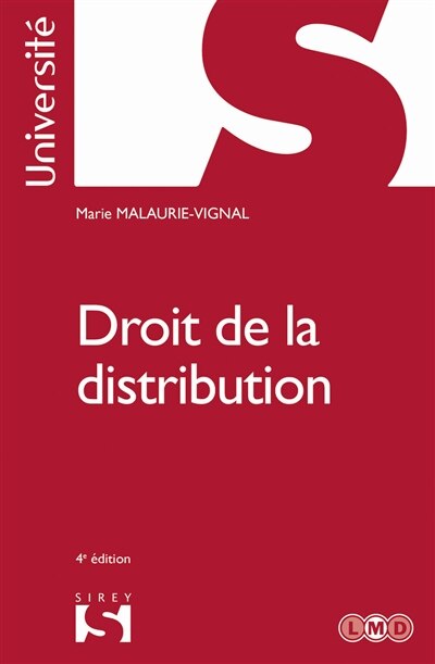 Front cover_Droit de la distribution