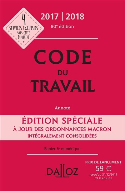 Couverture_Code du travail 2017-2018
