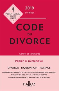 Couverture_Code du divorce 2019