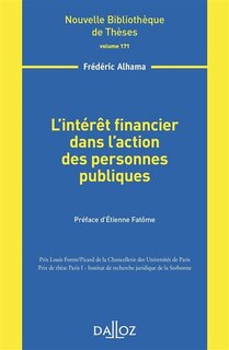 Front cover_L'intérêt financier dans l'action des personnes publiques