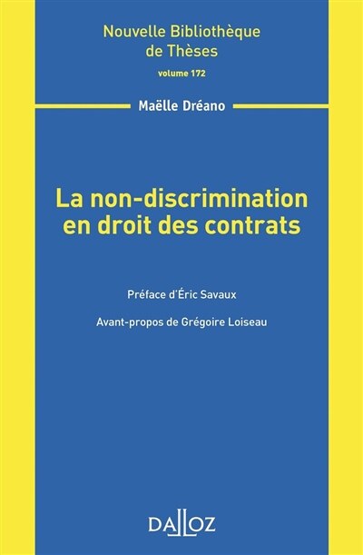 Couverture_La non-discrimination en droit des contrats