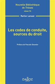 Couverture_Les codes de conduite, sources du droit