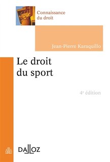 Front cover_Le droit du sport