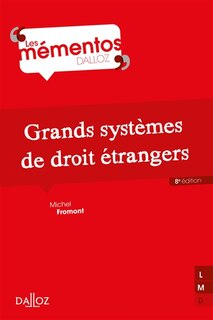 Front cover_Grands systèmes de droit étrangers
