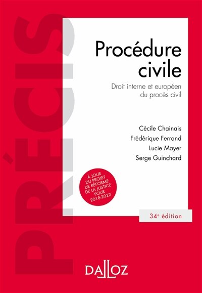 Front cover_Procédure civile