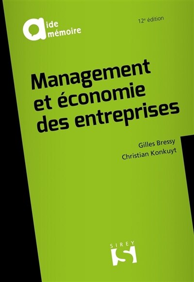 Couverture_Management et économie des entreprises
