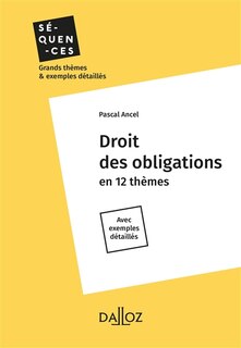 Front cover_Droit des obligations en 12 thèmes
