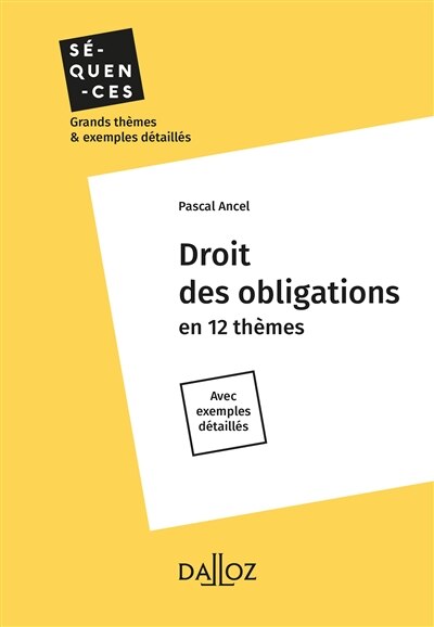 Front cover_Droit des obligations en 12 thèmes