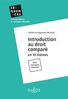 Couverture_Introduction au droit comparé en 10 thèmes