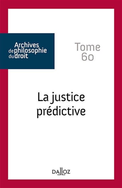 Couverture_La justice prédictive