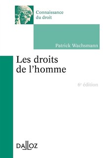 Couverture_Les droits de l'homme