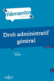 Front cover_Droit administratif général