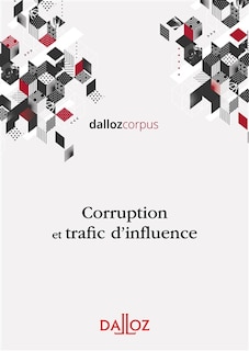 Front cover_Corruption et trafic d'influence