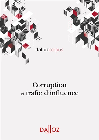 Front cover_Corruption et trafic d'influence