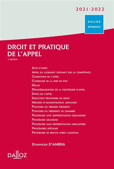 Couverture_Droit et pratique de l'appel