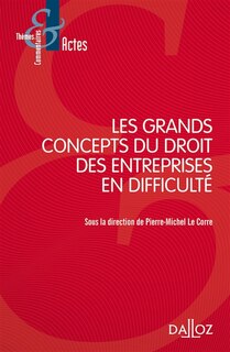 Front cover_Les grands concepts du droit des entreprises en difficulté